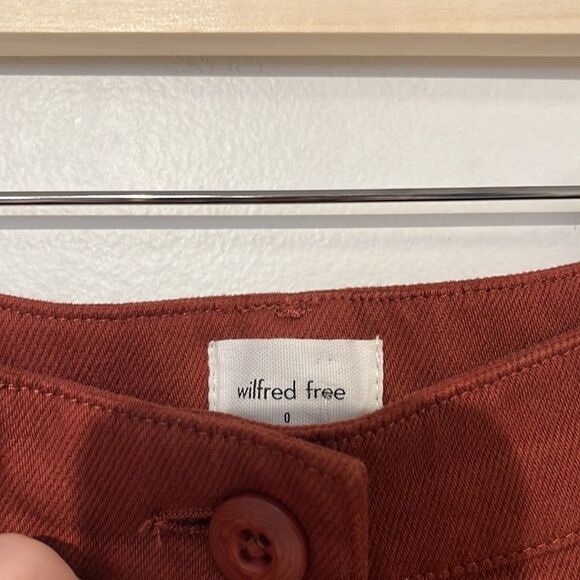 ⚡️Wilfred Free Modern Cargo Pant in rust red - size 0 - Picture 4 of 15